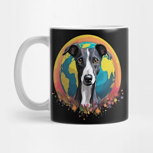 Whippet Earth Day Mug